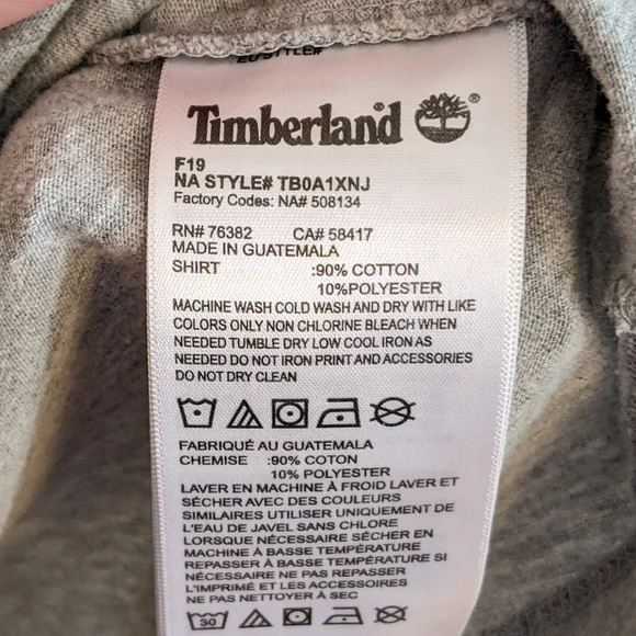 🌲Timberland Men Short Sleeve Size XL - Picture 5 of 6